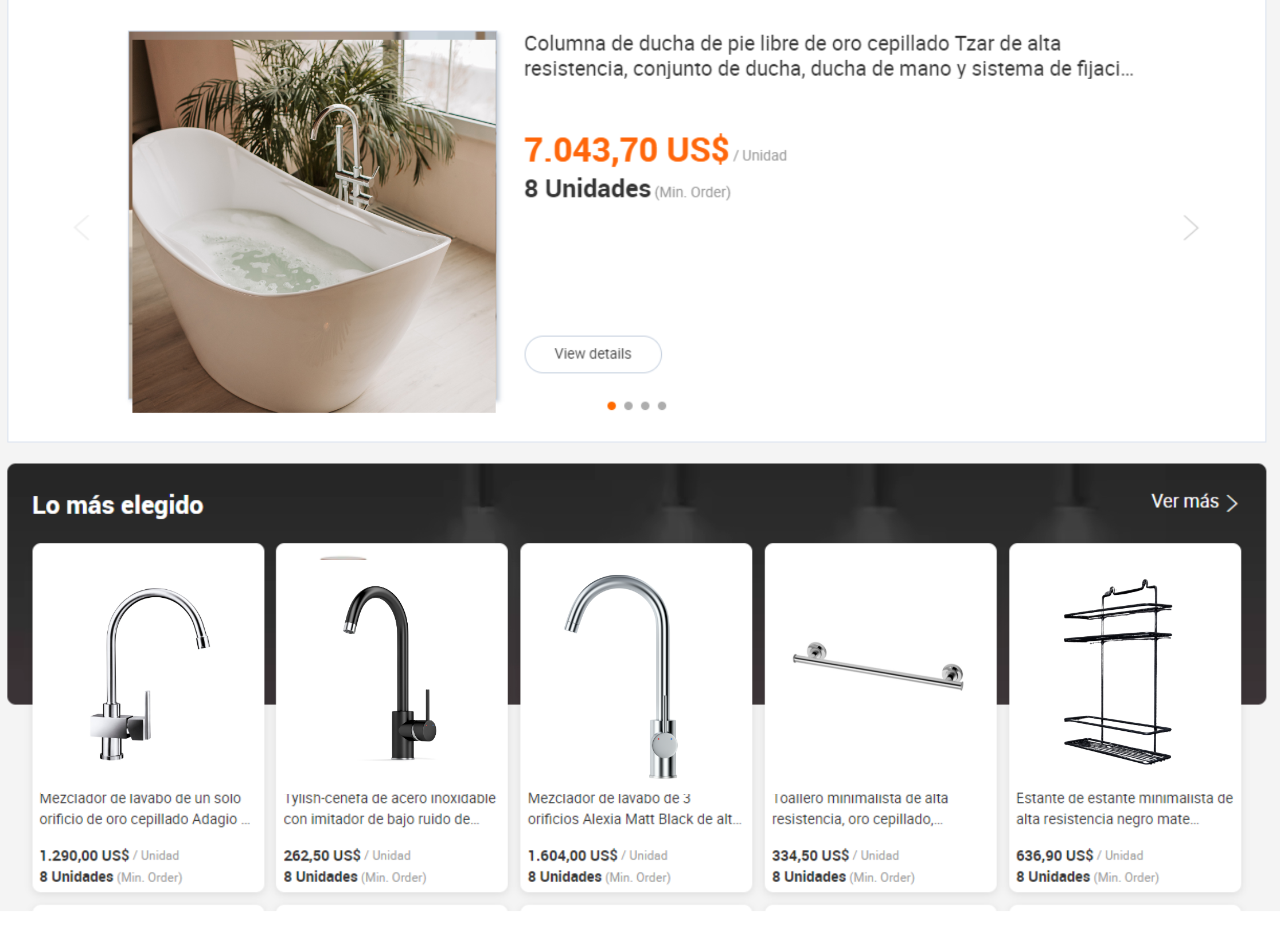Fotografías de producto en alibaba.com